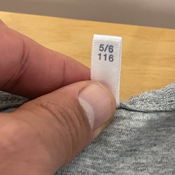 Idexe Girls Beautiful Short Sleeve Gray Dress Size 5-6 Years In Fantastic Shape! - Picture 4 of 5